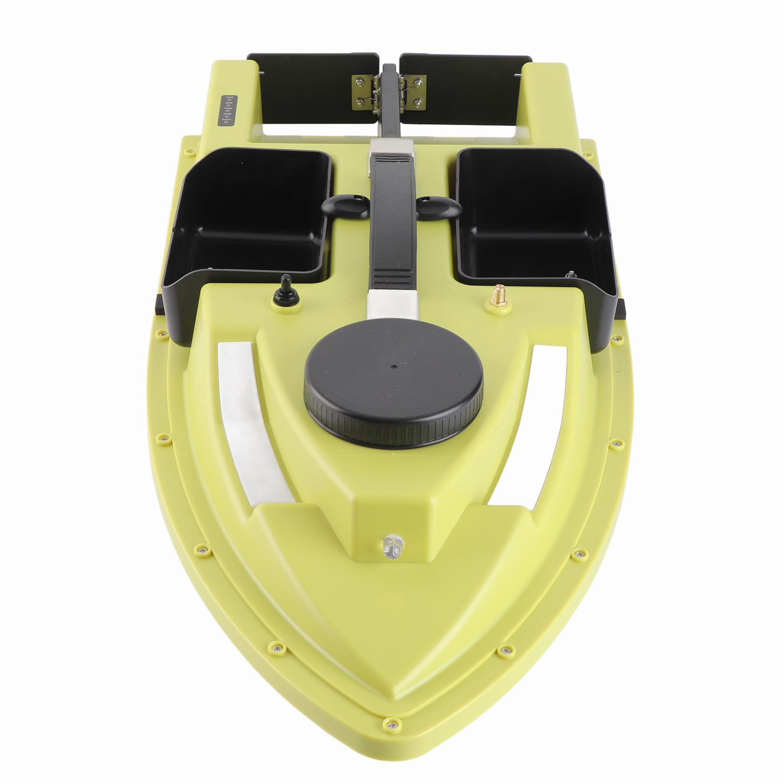 Kavolet Barco de Cebo RC con GPS, 12000 mAh, 600 m, Mando a Distancia inalámbrico, Barco de Pesca con Bolso, Barco de Pesca con 4 recipientes para cebos, Carga de 2 kg