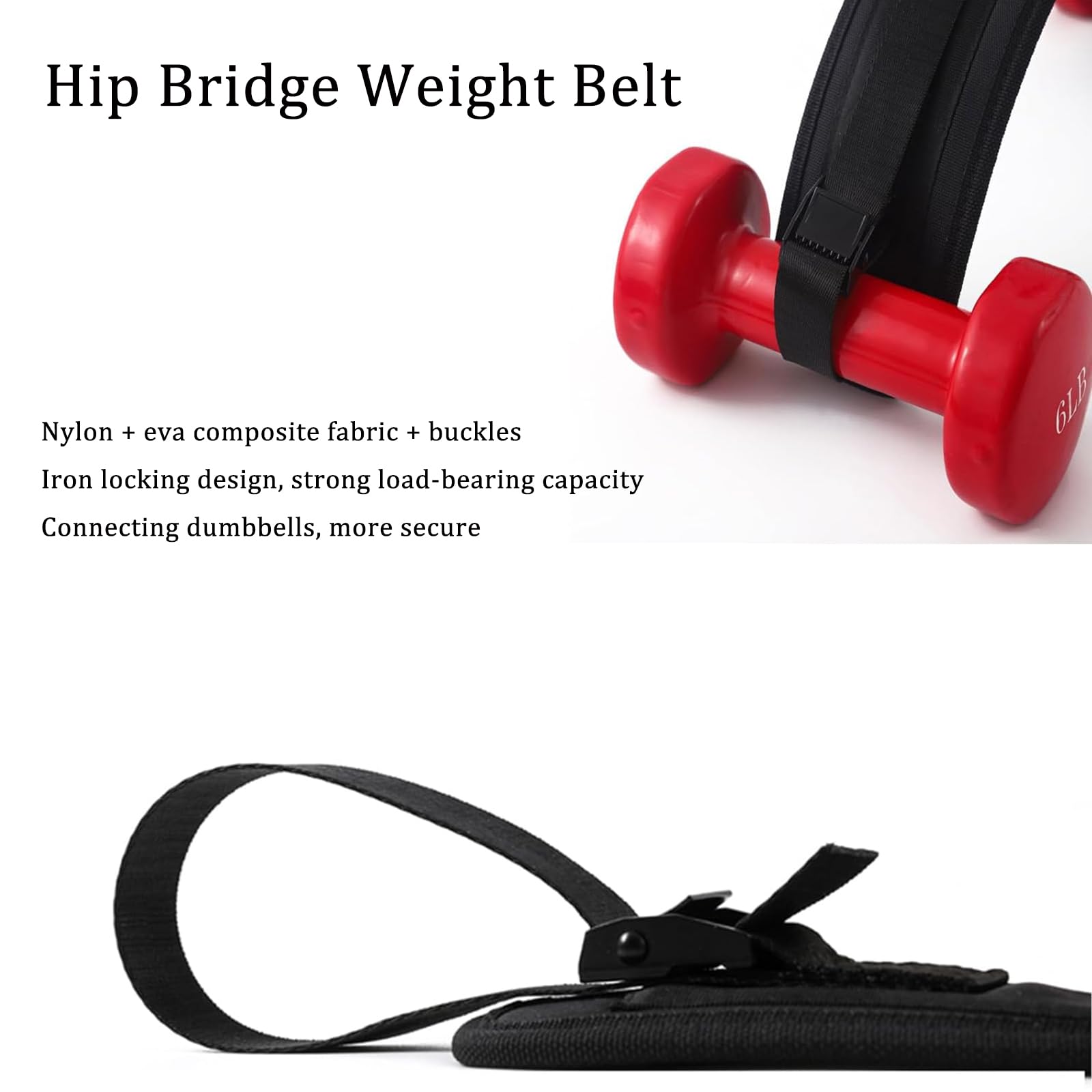 Cintura Zavorra Per Allenamento Glutei - Cintura Pesi Per Spinte Anca, Plank, Flessioni - Foto 7