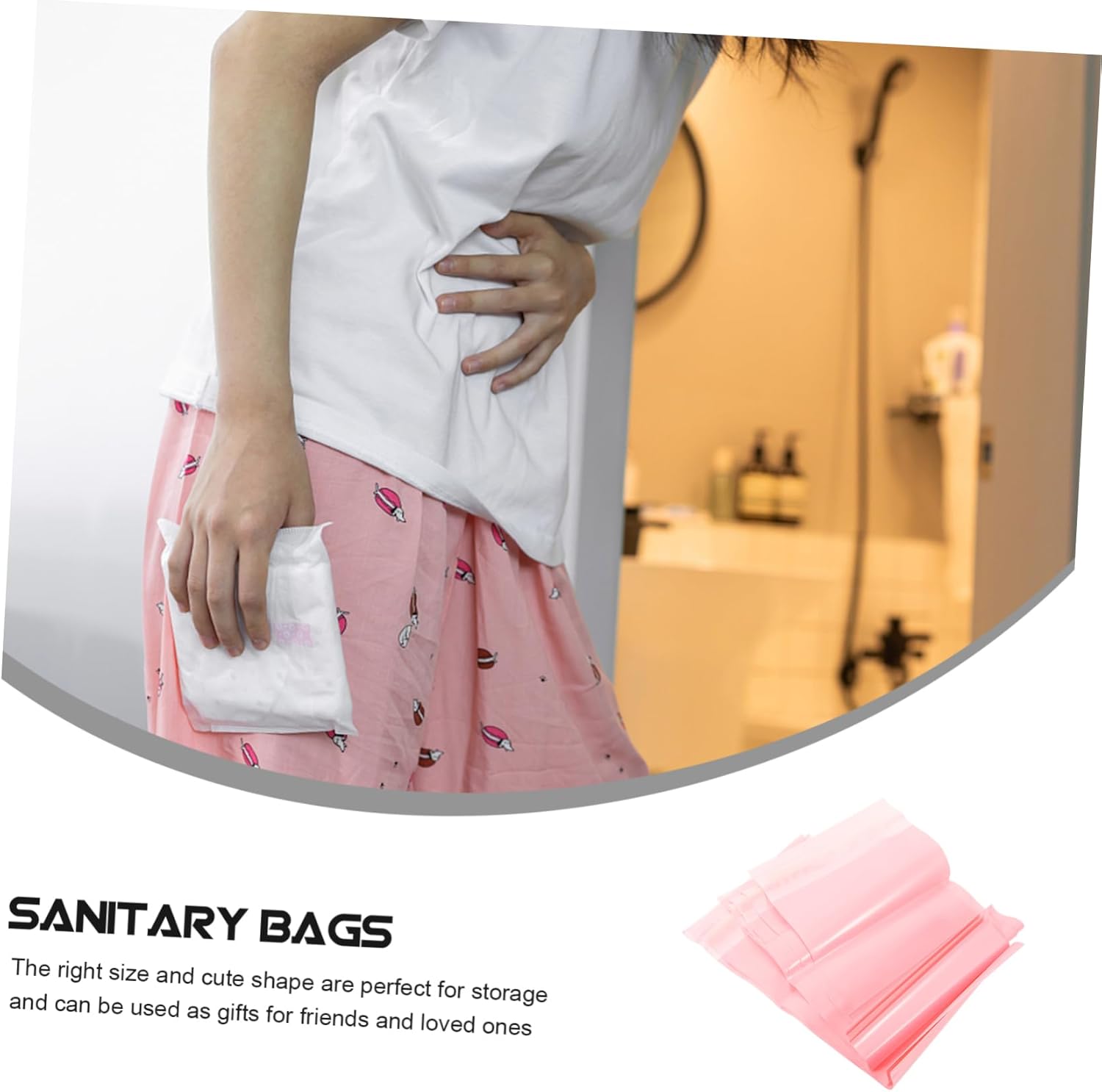 Beaupretty 500pcs Sanitary Napkin Disposal Bags Feminine Sanitary Bags for Travel-Friendly Material for Concealing Feminine Products