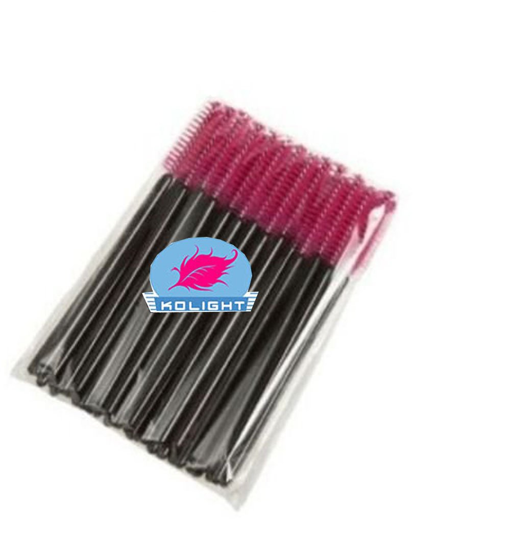 KOLIGHT® Rose Disposable Cosmetic Eyelash Mini Brushes Mascara Wands Applicator Makeup Tools (1000pcs/lot)