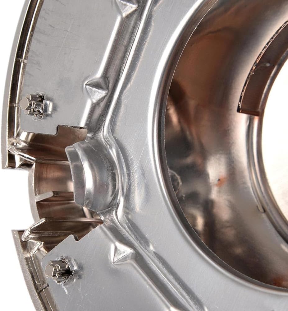 PIT66 Wheel Center Caps Hubcaps Compatible with Ford F150/Ford Expedition 1997-2003 16 and 17 Inch Wheel Cover with 5-Lug Steel Wheel Cover 4Pcs Chrome Silver