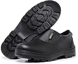 Franboots Sapato Segurança De Couro Legítimo Para Trabalho - Preto - Tamanho 35 - Unissex - Adultos