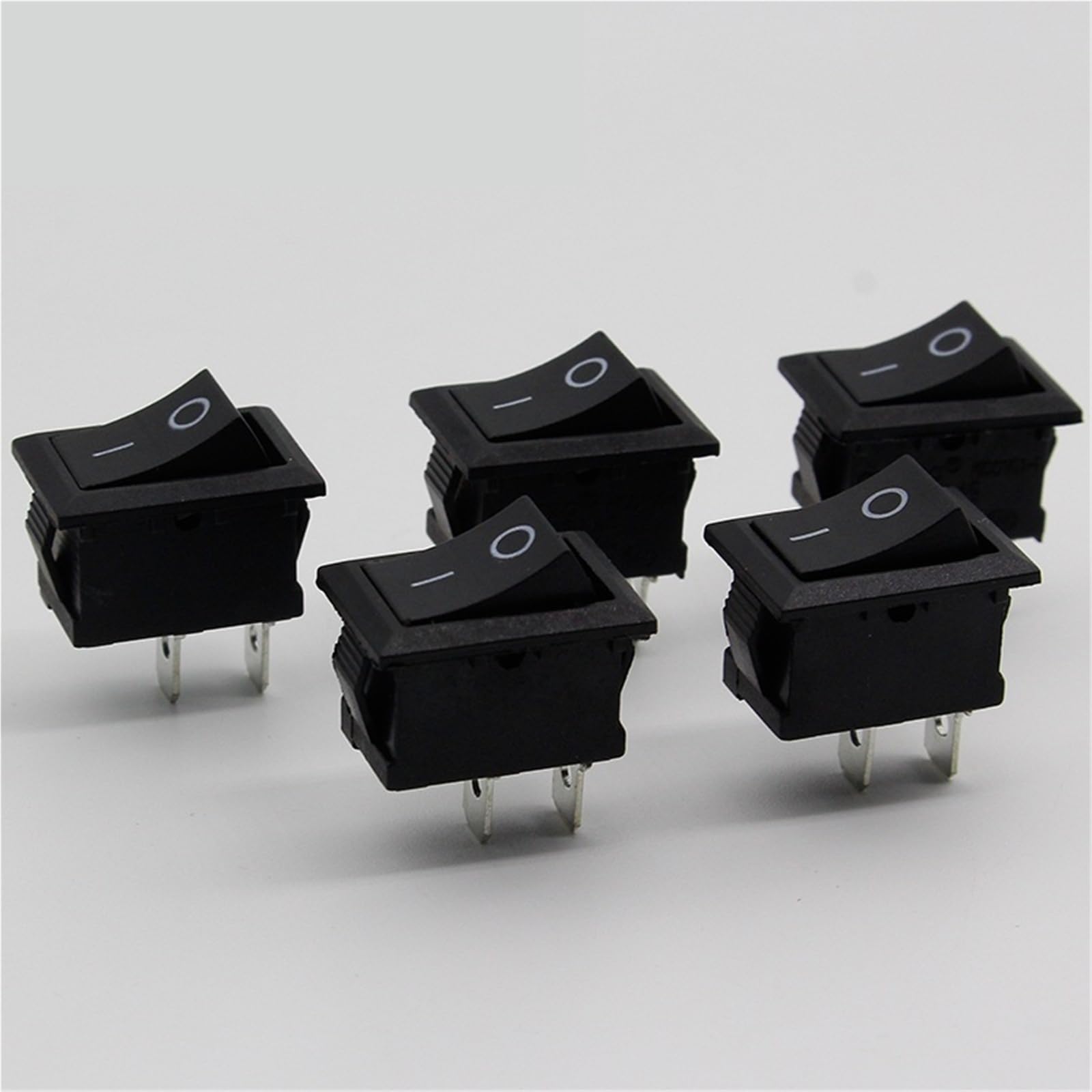Interrupteur à bascule KCD1 noir à 2 broches pour vos petits circuits électriques