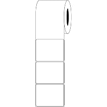 Kenco Premium 5" X 4" High Performance Gloss Poly Roll-Fed Inkjet Labels. Compatible with Afinia L701 Printers. 475 Labels per Roll on a 3" Core and 6" Outer Diameter.