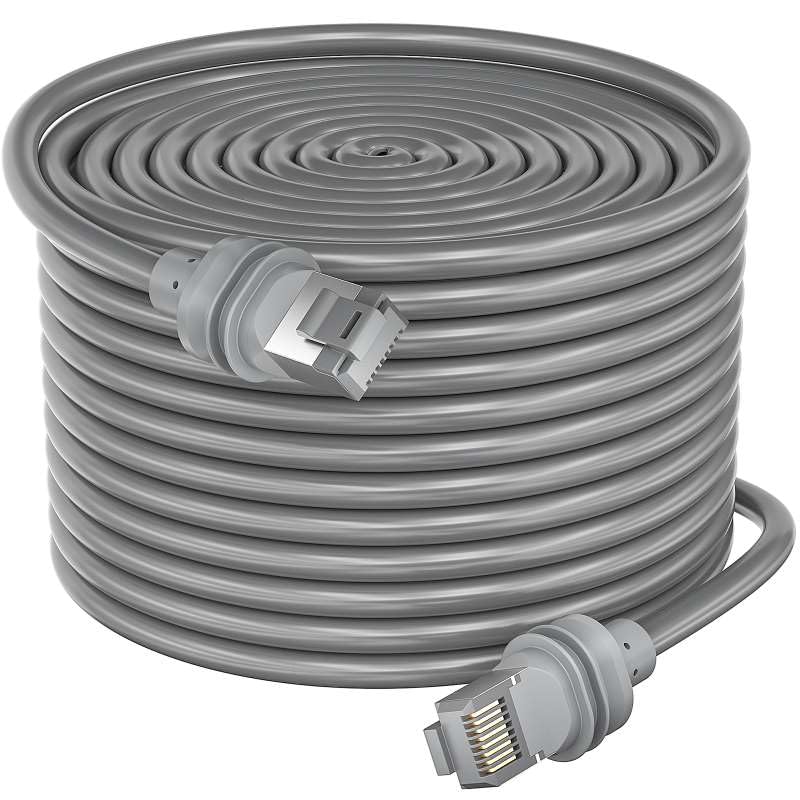 SMICEM Starlink Gen 3 Kabel 15m, wasserdichte Starlink-Kabelverlängerung für Starlink Standard Actuated Gen 3 / Satellite V3, Ersatz-Starlink-Ethernet-Kabel Gen 3