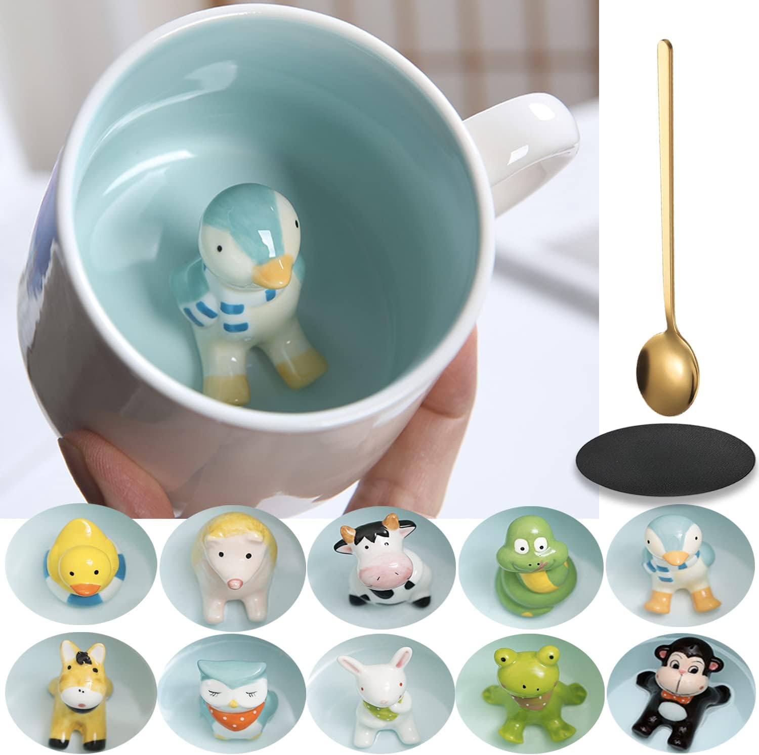 Novelty Coffee Mugs Funny Ceramic Coffee Mug 375 ml Cute