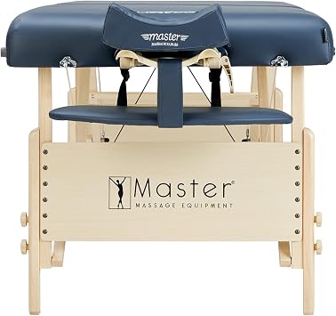 Master Massage Coronado Professional Portable Massage Table Massage Couch beauty bed, 70 cm, Royal Blue, 7.6cm thick mattress foam.