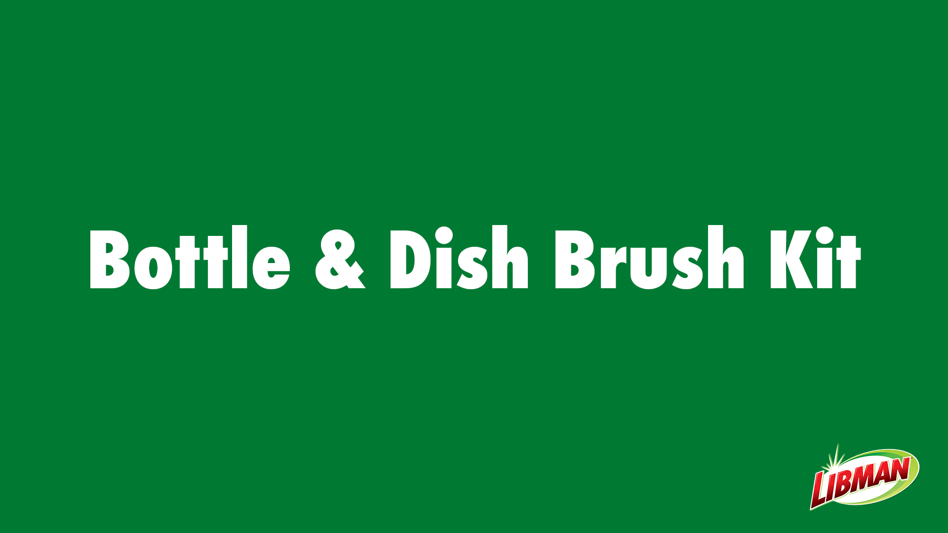 Amazon.com: Libman Bottle & Dish Brush Kit | Cleaning Brushes for