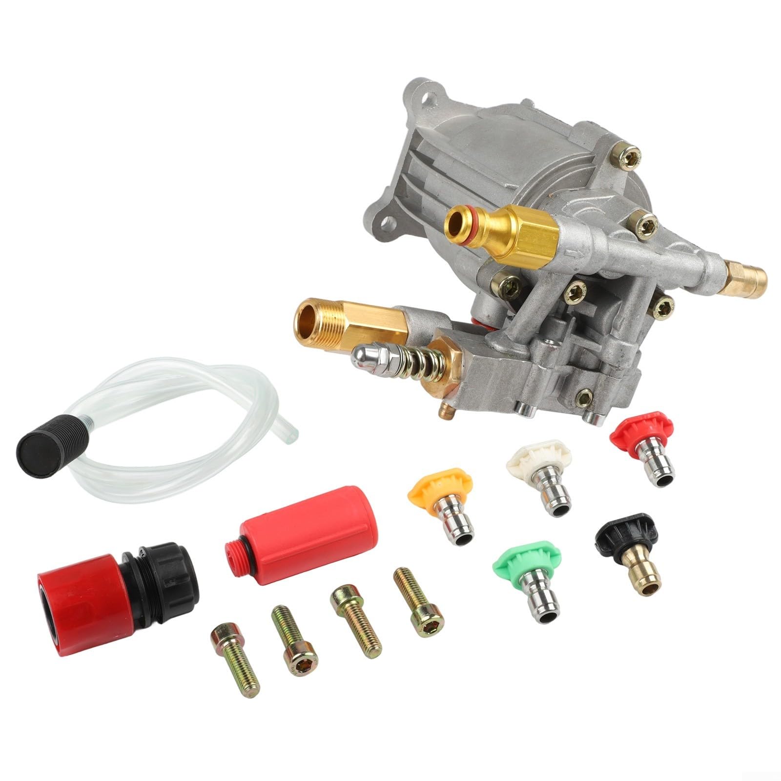 Pompa di ricambio per idropulitrice orizzontale 3/4 di pollice albero 2400-2750 PSI 2.2-2.4 GPM Carter senza olio Installazione rapida per Karcher per generatori Honda