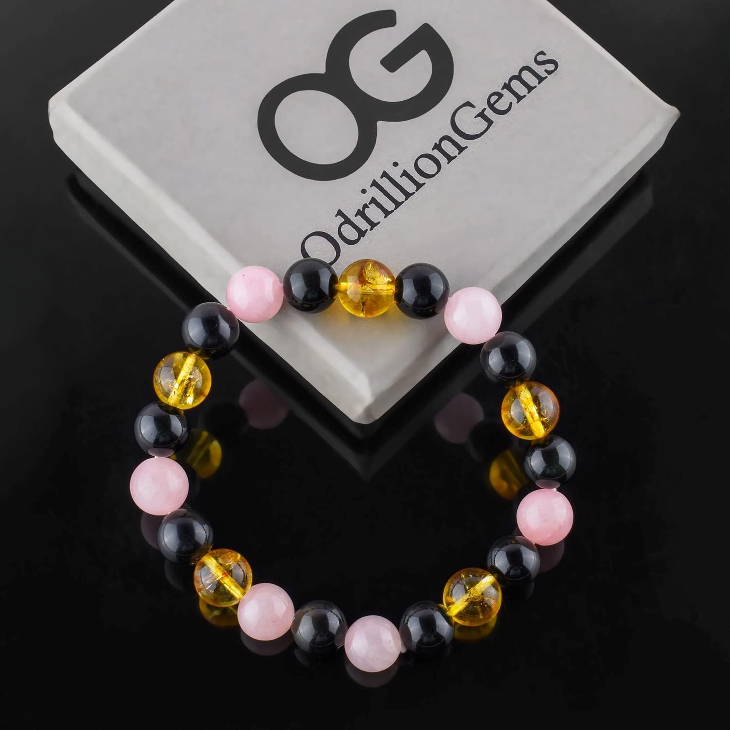 Purification Bracelet Handmade Gemstone Bracelet - Chakra Healing Crystals Stretchable Unisex Bracelet - Genuine Stone Beaded Round Beads - Yoga - Bracelet - Image 5