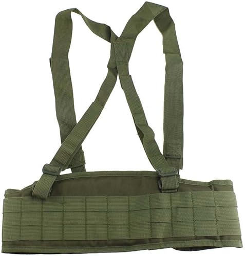 Miniatura 2 de FAMI Cinturón de cintura Molle con tirantes ajustables y correas libres