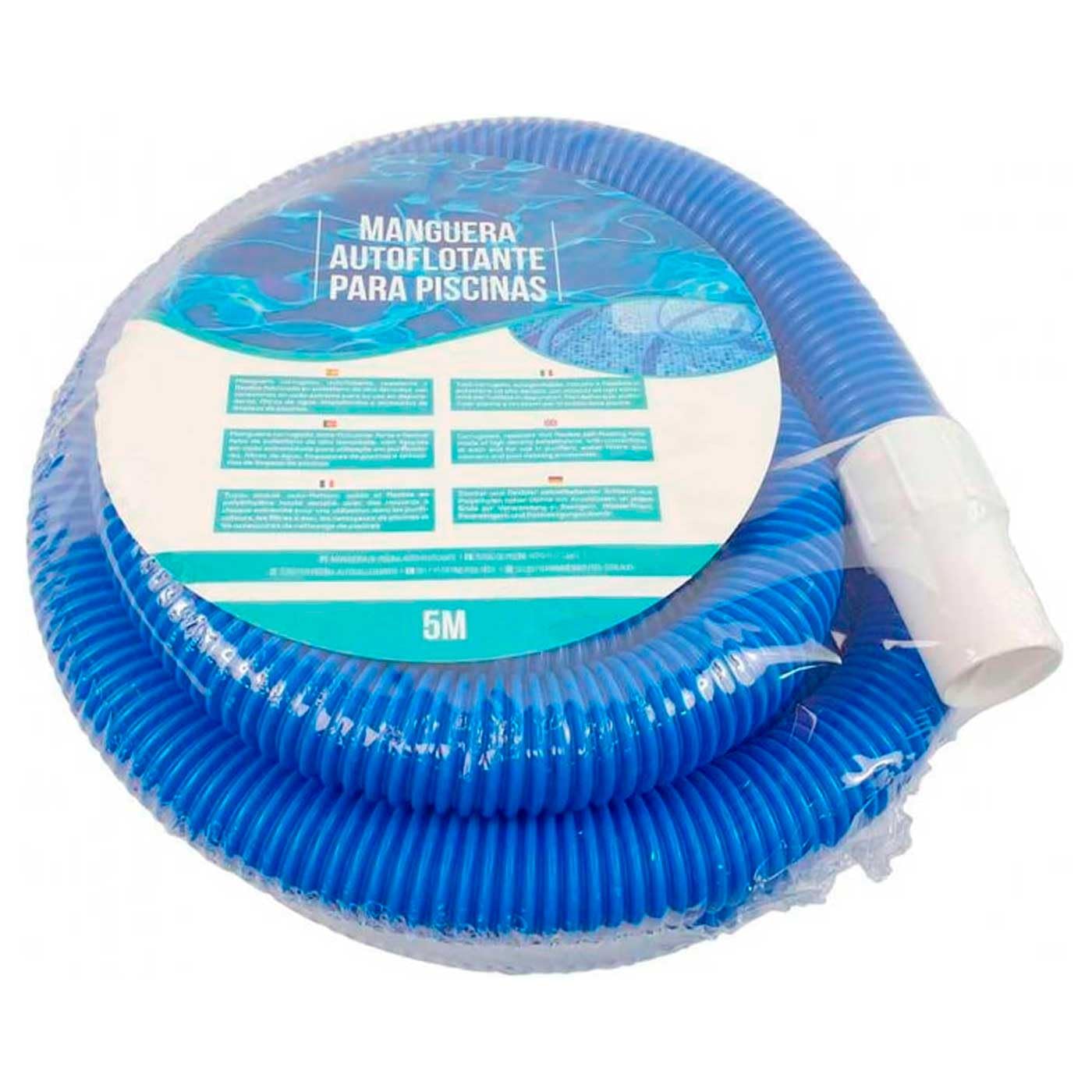 Acan Tradineur - Manguera autoflotante de 2 terminales para pisicna, Manguera limpiafondos, depuradoras, filtros de Agua - 5 m x 32 mm