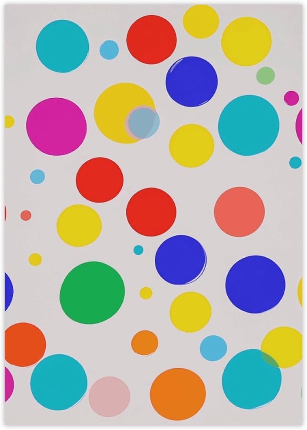 Cute Stickers Waterproof Funny Colored Dots Stickers for Water Bottles Laptop Decor