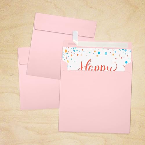 Vista 72 de Sobres cuadrados de 5 1/2 x 5 1/2, Seafoam