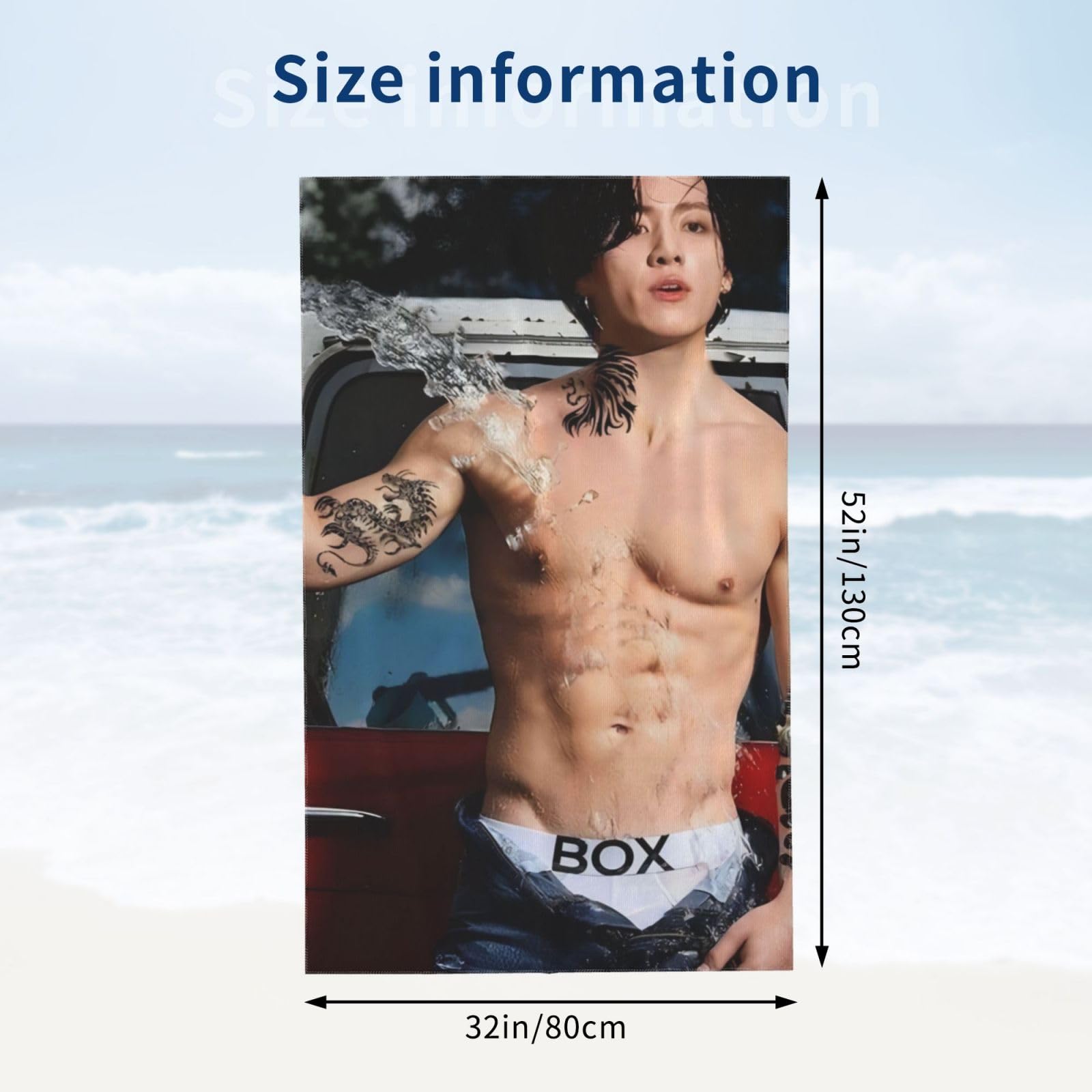 Amazon｜Jungkook ジョングク (9) マイクロファイバー バスタオル