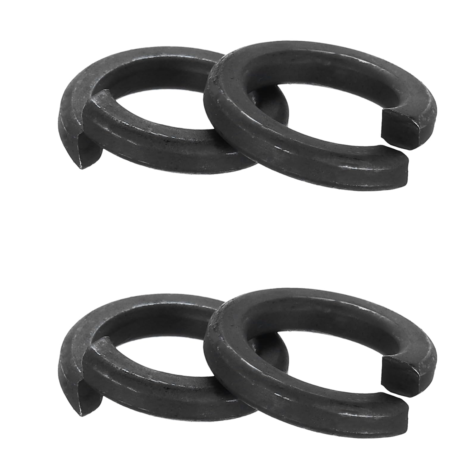 PATIKIL 50 Pcs Split Lock Washer, M12 Spring Lock Washer 304 Stainless Steel Lock Washers Assortment Kit for Screws Bolts Black