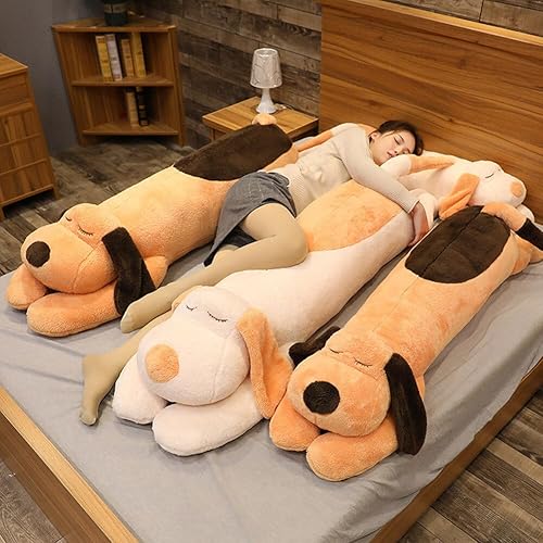 Miniatura 5 de Juguete de peluche gigante para perro y cachorro, almohada grande de 43.3 pulgadas, almohada de peluche suave para dormir, almohada corporal de