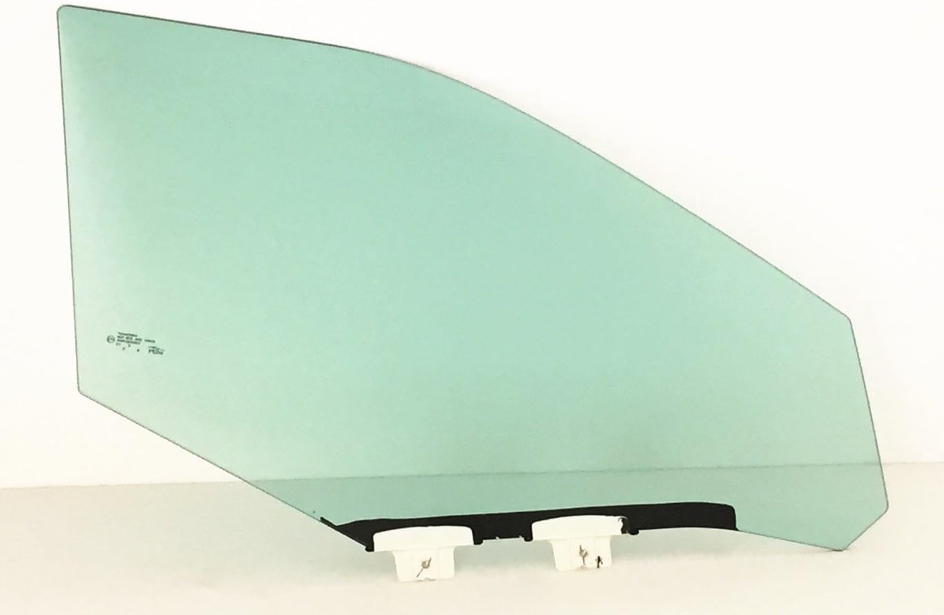 Tempered Passenger Right Side Front Door Glass Door Window Compatible with Ford Explorer 2011-2019 Models