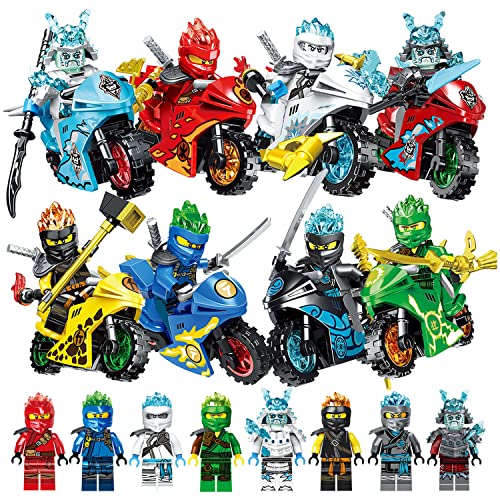 8 Stück Mini Anime Figuren,Baustein Spielzeug Sammlung,Anime Baustein Set,Bausteinspielzeug Geschenk für Erwachsene Kinder,Bewegliches Spielzeugmodell,Actionfiguren,Jungen Kinder Geschenk Cover