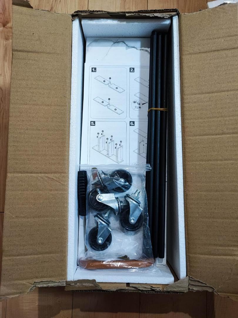 スリムワゴン木製キャスター付きナチュラル天然木・大理石柄天板 ICHIBA キッチンワゴン ワゴン スリムワゴン キャスター付き