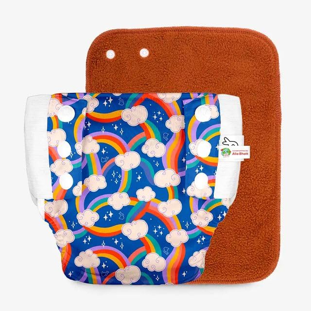 Image of SuperBottoms UNO Pull-up Pant Style Diaper | Cloth Diaper for Babies | Reusable, No Tapes, Easy to Wear, Designed for Active Little Ones | 3M - 3Y | Pack of 1