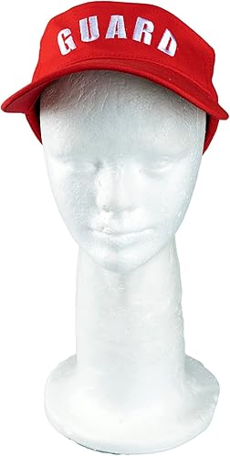 Miniatura 9 de Lifeguard - Kit de accesorios de 6 piezas, riñonera de primeros auxilios con correa ajustable en la cintura, visera roja con correa ajustable,