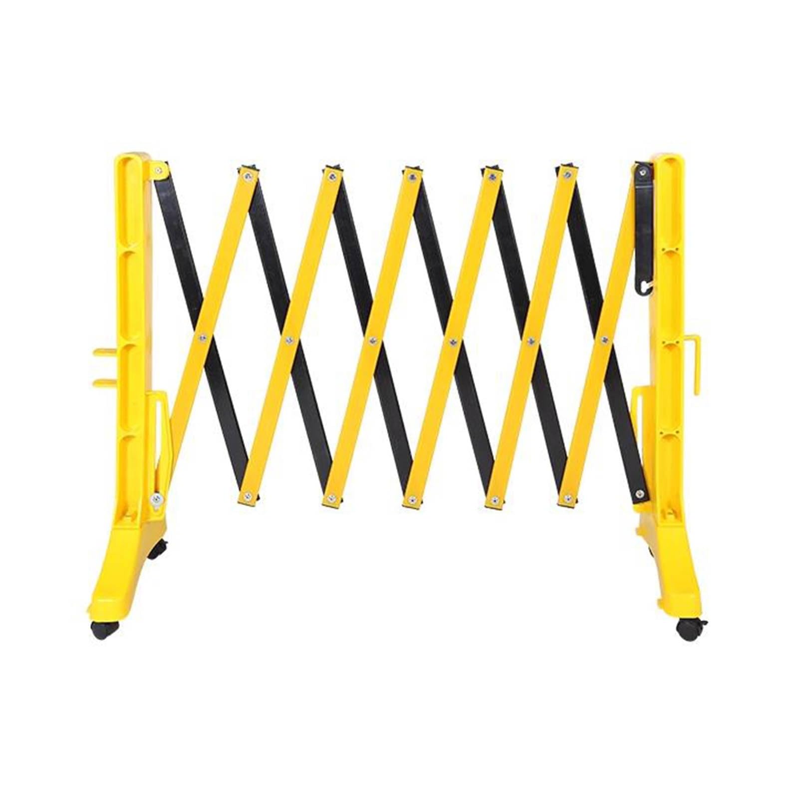Barrière de chantier électrique isolée pliable et mobile pour accès garage