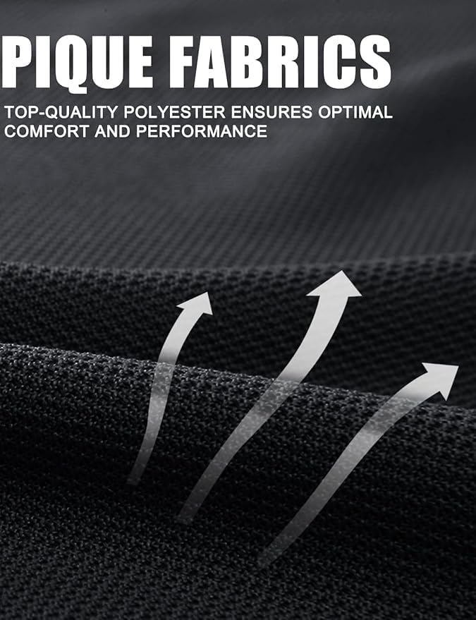 Men’s Women's Customize Golf Shirt Short Sleeve Texture Polo Shirts for Men Women Youth - Image 5