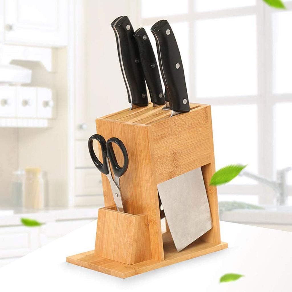 Knife Block Storage Stand Kitchen,Only Selling Cutter Holder,Bamboo - Household Tool Rack Shelf