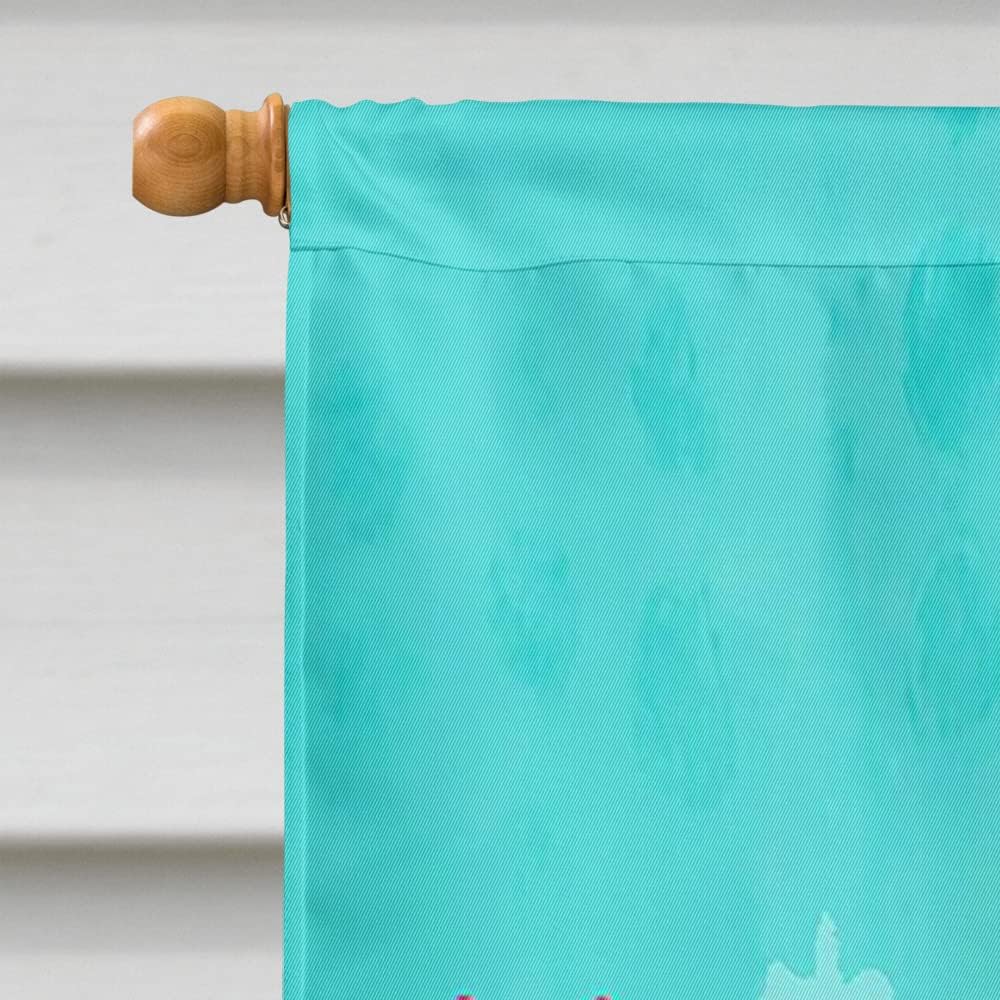 Caroline's Treasures PJC1049CHF Flower Good Day To Bloom House Flag Large Porch Sleeve Pole Decorative Outside Yard Banner Artwork Wall Hanging, Polyester, House Size, Multicolor