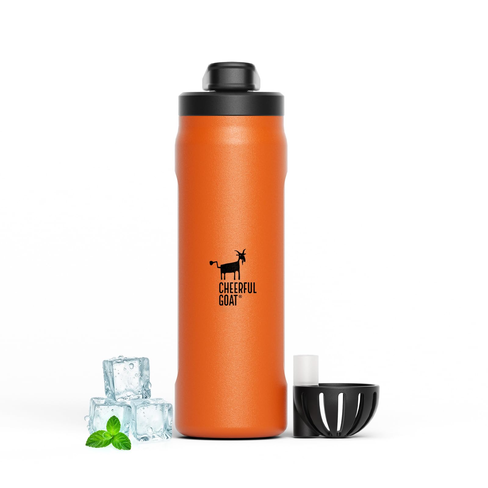 Amazon.com: CHEERFUL GOAT Ceramic Lined Water Bottle, 25oz Coffee