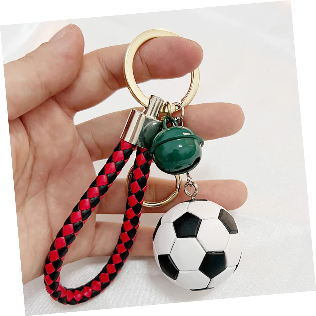 BESPORTBLE Portachiavi Di Calcio Squadra Rete Da Calcio Festa Di Calcio Palloni Da Calcio Obiettivo Gioco Netto Reti Biliardo Chiave Fischio Dell'arbitro Plastica