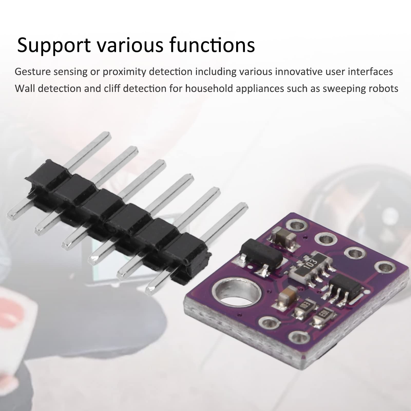 Flight Detection Time Sensor 2.8-5V VL53LOX Multifunction Chip Chip Precise ToF Detection Module for: - Image 4