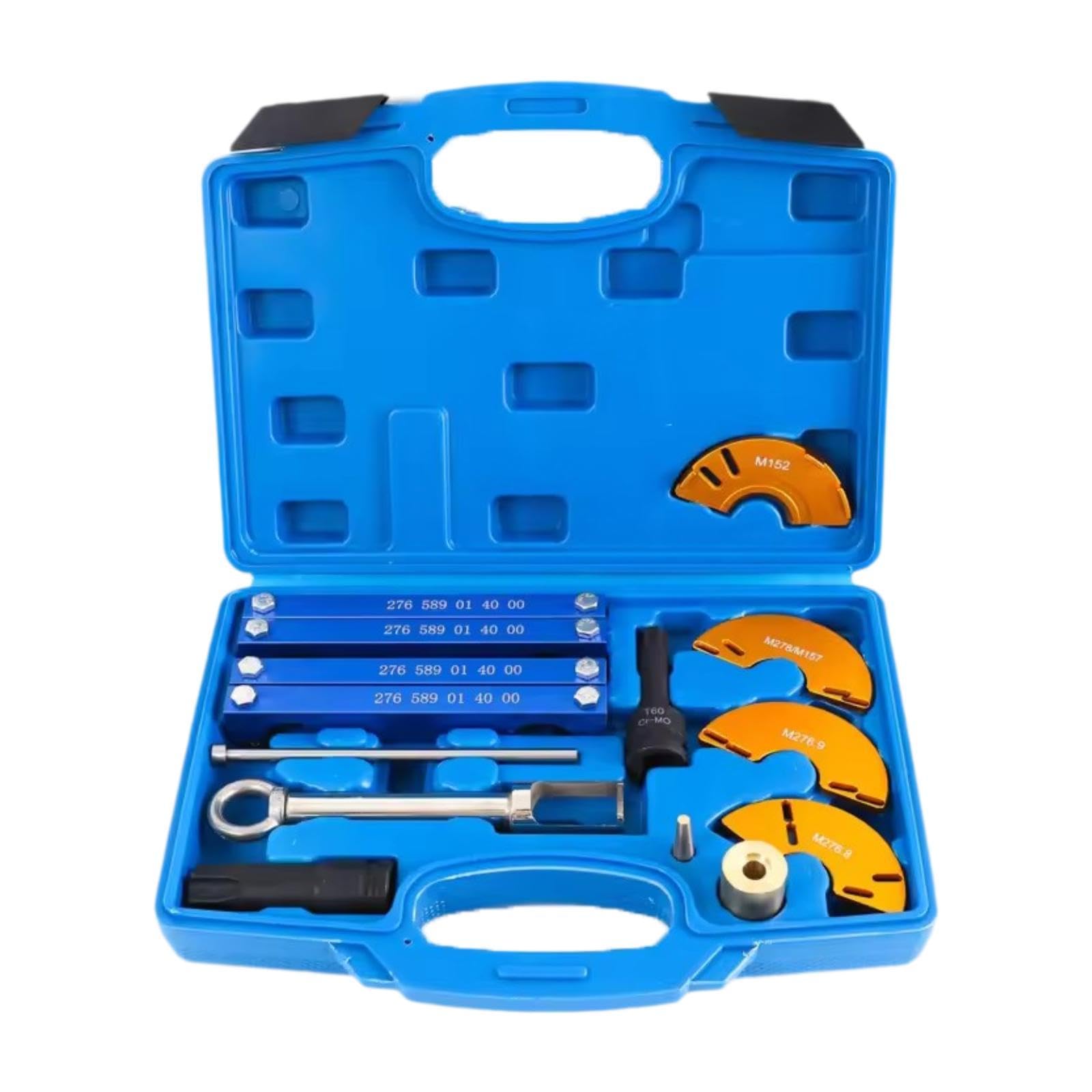 Kit di strumenti per la messa in fase del motore, strumento di riparazione, facile da trasportare con custodia, regolatore dell'albero a camme,