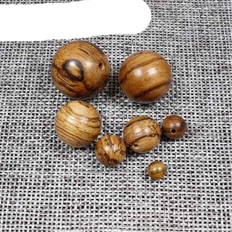 20 pz/lotto Rotonda Perline di Legno Naturale 6-20mm Sandalo/Passandro/Padauk Perline di Legno del Distanziatore FAI DA TE Creazione di Gioielli Finding-12,20mm 20 pz