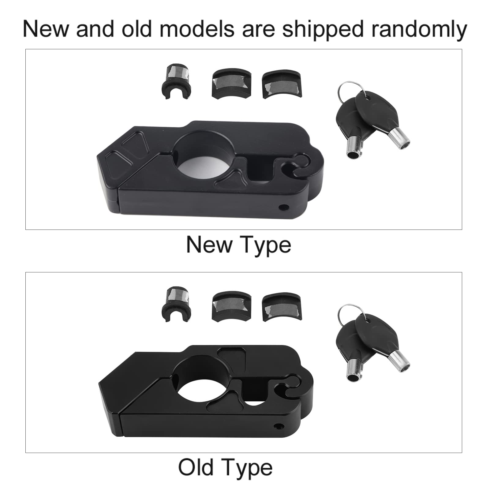 Lucchetto Per Moto Antifurto - Blocco Freno Manubrio In Lega Di Alluminio - Foto 5