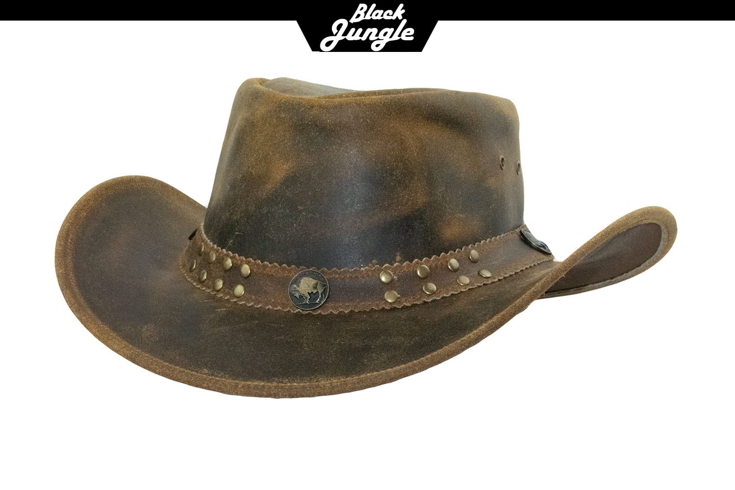 Black Jungle Yukon - Sombrero de piel para vaquero