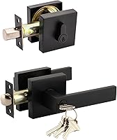 Vista 8 de Pestillo de Puerta Ajustable de 2-3/8 Pulgadas (60mm) o 2-3/4 Pulgadas (70mm), Ángulo de Giro de 45°, Pieza de Reemplazo Universal para Cerradura