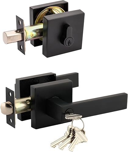 Miniatura 8 de Pestillo de Puerta Ajustable de 2-3/8 Pulgadas (60mm) o 2-3/4 Pulgadas (70mm), Ángulo de Giro de 45°, Pieza de Reemplazo Universal para Cerradura