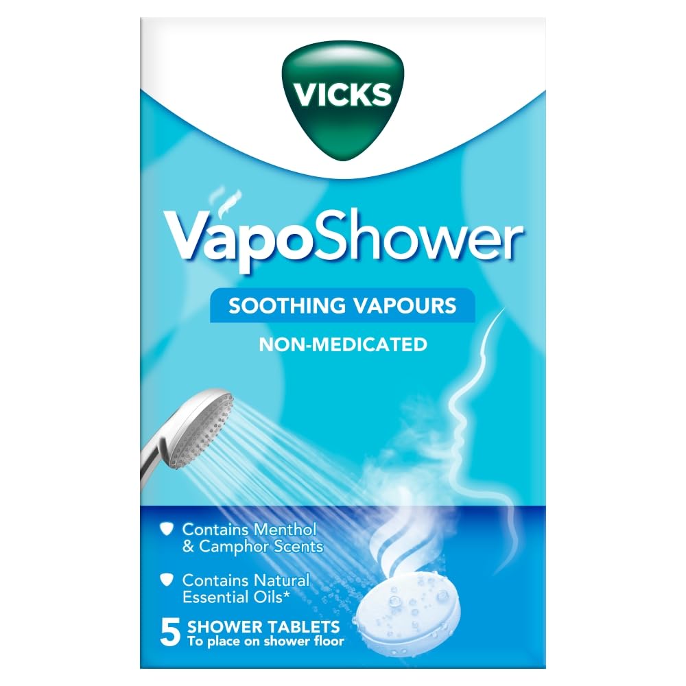 Vicks Vapo Shower Soothing Vapours 5pk