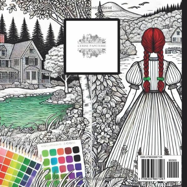 Anne of Green Gables Coloring Book: A Coloring Adventure Through the Entire Beloved Series, From Green Gables to Ingleside (Cerise Papeterie Ladies' Coloring Collection) - Image 2