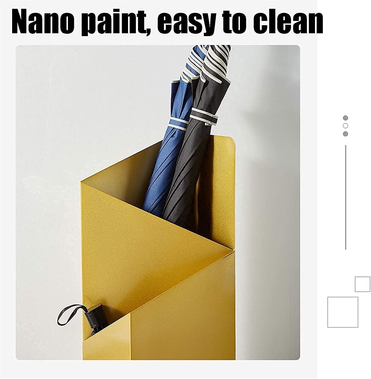 Umbrella Stands Umbrella Stand with Independent Drip Tray Floor-Standing Metal Umbrella Storage Rack