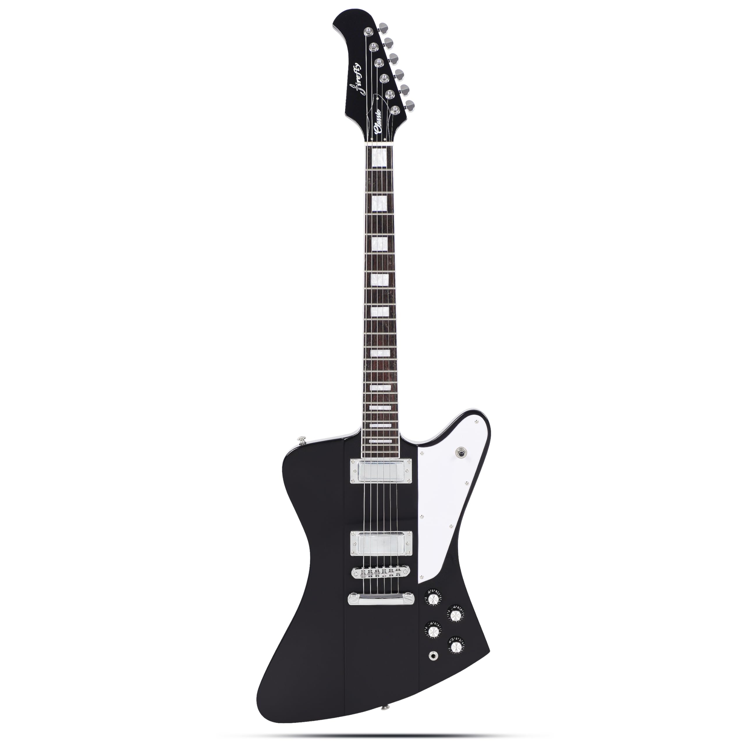 Photo 1 of **Stock Pic For Reference Gold Color** Firefly FFDB Solid Body Electric Guitar,Mahogany Guitar body,Stainless steel and ball end frets,rosewood fretboard(Gold Color)