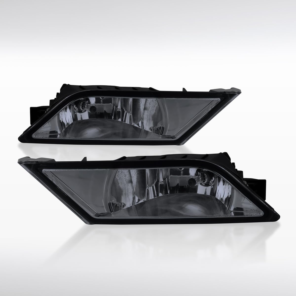 Autozensation Compatible with 2011-2013 Honda Odyssey Smoke Lens Fog Lights + H8 Bulbs + Switch Included L+R Pair