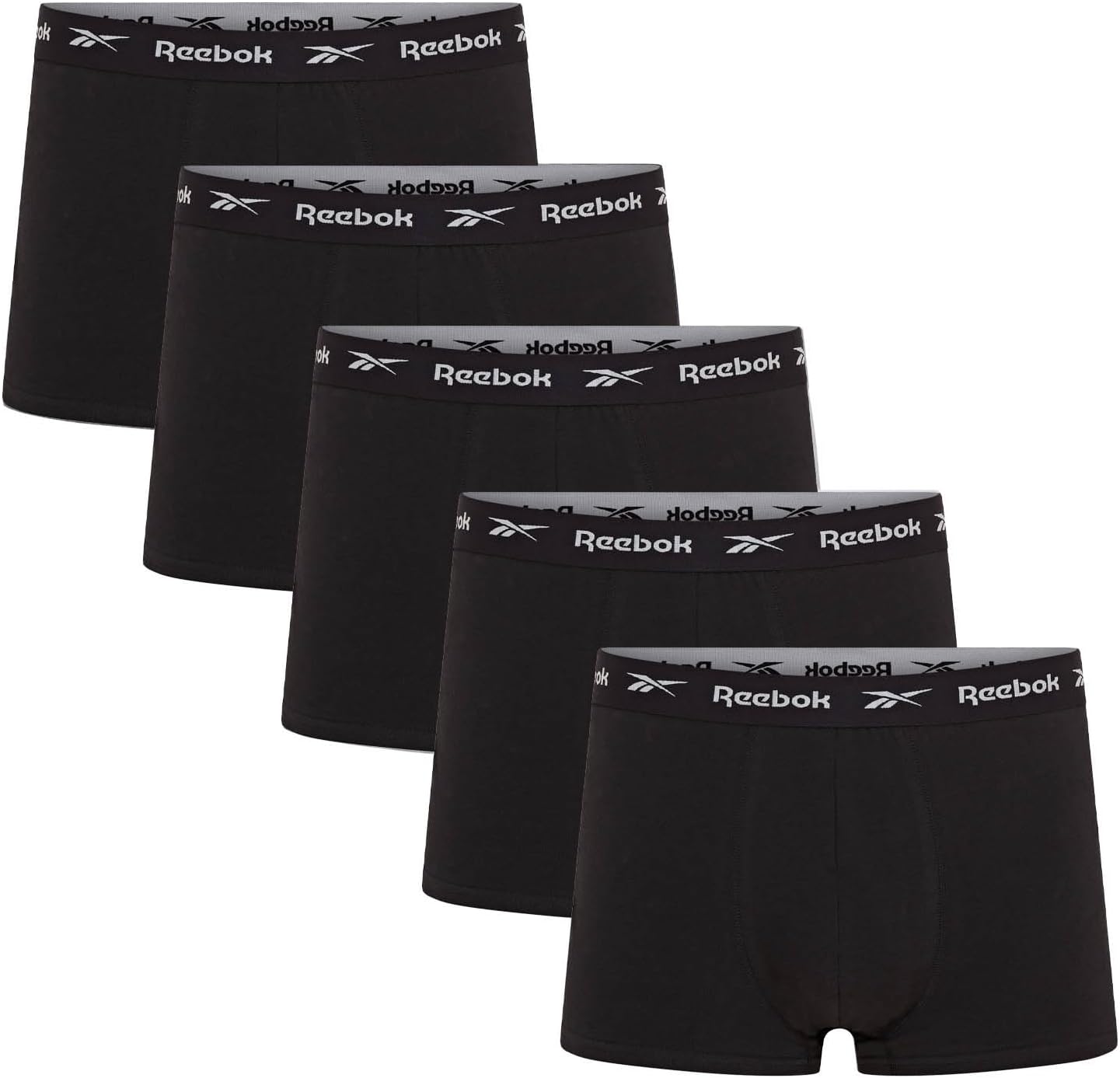 Reebok boyes costume da bagno uomo (pacco da 5)