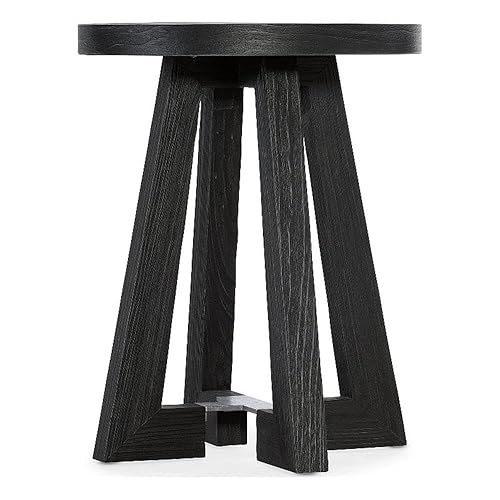 Hooker Furniture Chapman Veneers and Metal Shou Sugi Ban Side