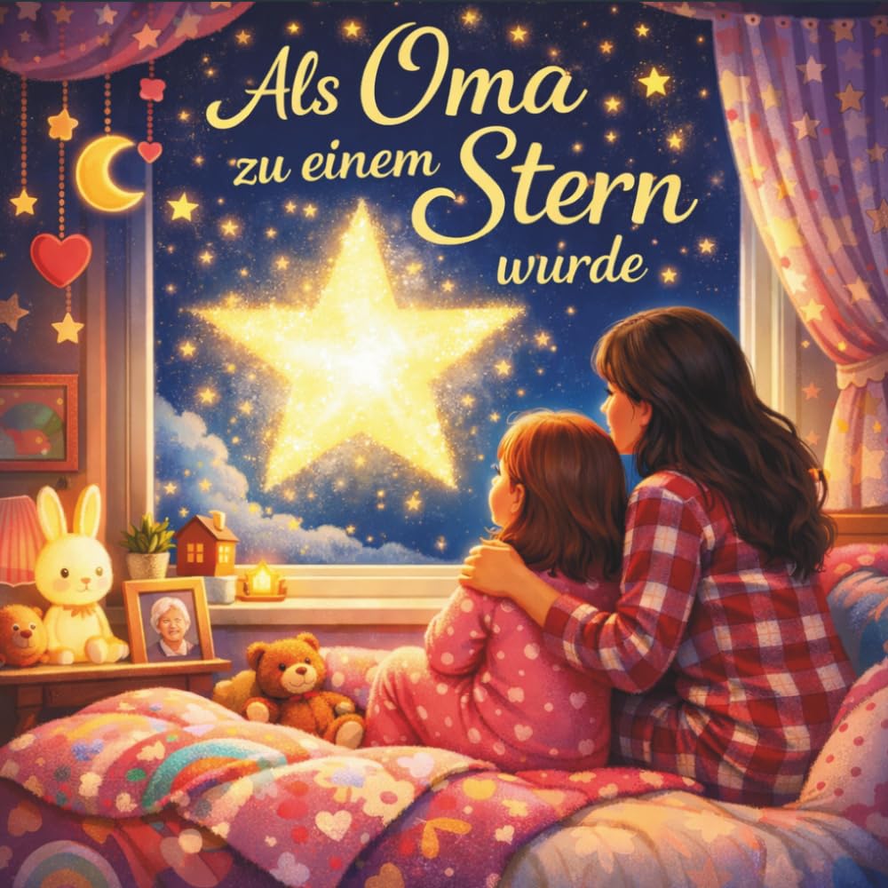 Als Oma zu einem Stern wurde. Ein einfühlsames Kinderbuch über Trauer, Abschied und Hoffnung: Ein liebevoll erzähltes Bilderbuch für Kinder ab 4 Jahren über den Verlust eines geliebten Menschen