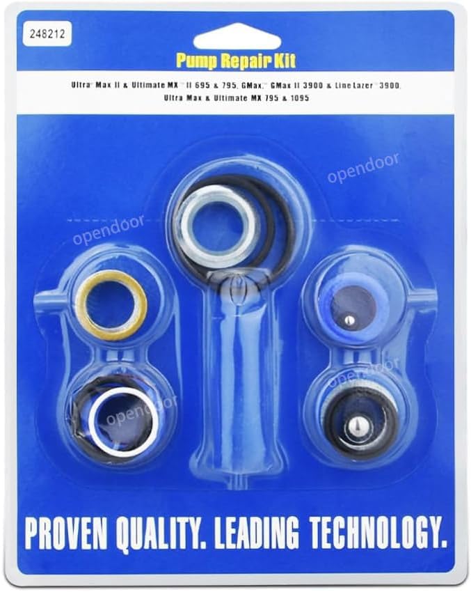 Kit de embalaje de reparación de bomba 248-212 para pulverizador de pintura sin aire 695 795 1095 3900