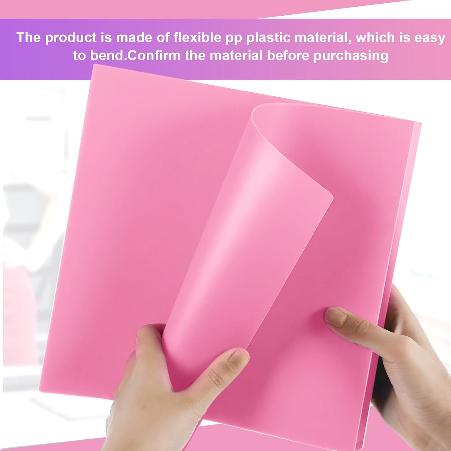 Henoyso 6 Pcs Plastic 1 Inch Mini 3 Ring Binders Fits 5.5" x 8.5" Paper, Holds(Capacity 200 Sheets), Flexible Three Round Rings Small Pink A5 Binders Bulk for School, Office Use, Photo Album