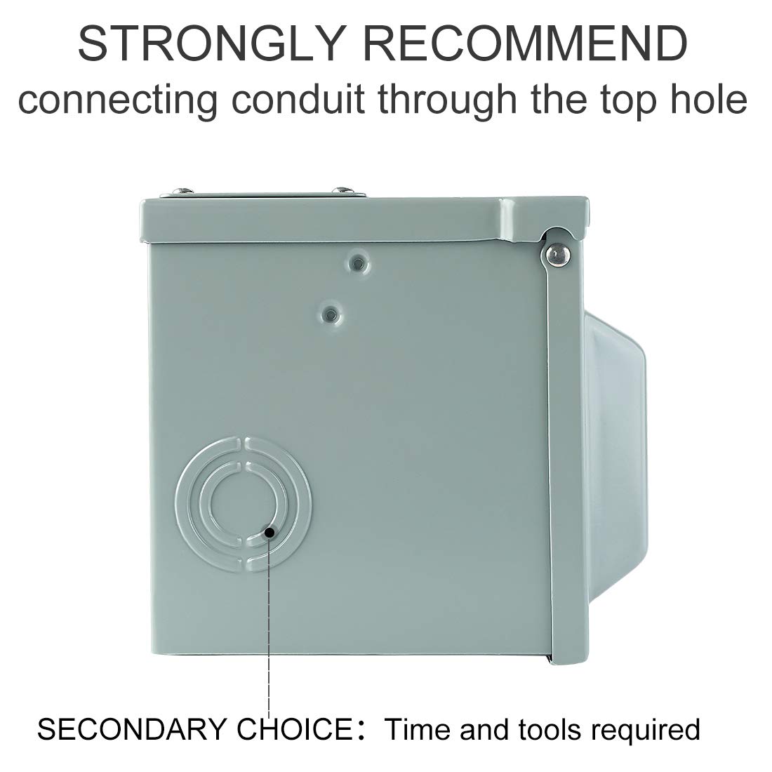 Livtor 50 Amp 125/250 Volt RV Power Outlet Box RV Receptacle, Enclosed